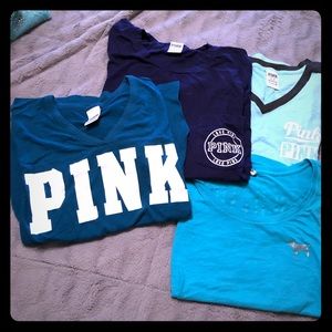 VS Pink Tee Shirt Bundle